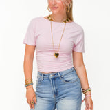 ROBYN BASIC TOP ★ BABY PINK