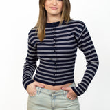 AVELY KNIT ★ STRIPED NAVY