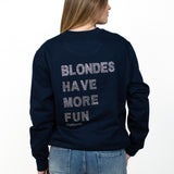 GLITTER BLONDES SWEATER ★ NAVY