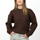 LISA CABLE KNIT ★ BROWN
