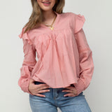 Stockholm blouse ★ coral