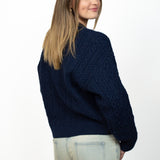 LISA CABLE KNIT ★ NAVY