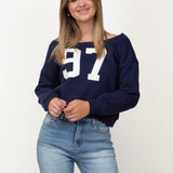 97 SWEATER ★ NAVY/WHITE