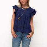 DAISY BLOUSE ★ NAVY