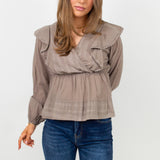 Luna blouse ★ taupe