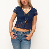 MOLLIE TOP ★ NAVY