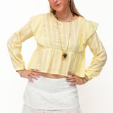 MADDY BLOUSE ★ YELLOW