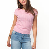 HAZEL KNIT ★ BABY PINK