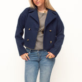 SHORT TRENCH ★ NAVY