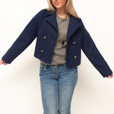 SHORT TRENCH ★ NAVY