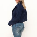 SHORT TRENCH ★ NAVY