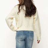 KNITTED VEST ★ CREAM