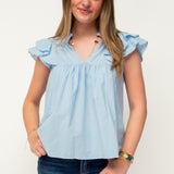 LIVIA BLOUSE ★ BABY BLUE