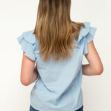 LIVIA BLOUSE ★ BABY BLUE
