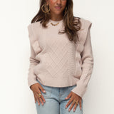 AUDREY KNIT ★ BABY PINK