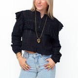 FLORINE BLOUSE ★ BLACK