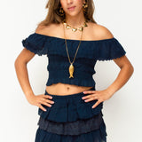 EMILY TOP ★ NAVY