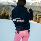 BRUNETTE SKI GIRL ★ HOODIE