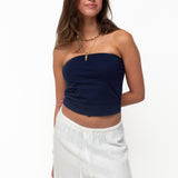 BASIC TUBE TOP ★ NAVY
