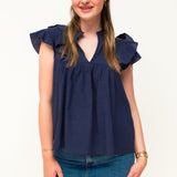 LIVIA BLOUSE ★ NAVY