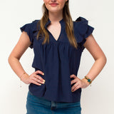 LIVIA BLOUSE ★ NAVY