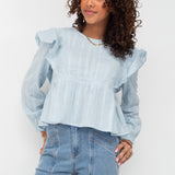 Maddy blouse ★ baby blue