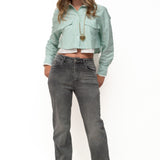 STRAIGHT LEG JEANS ★ GREY
