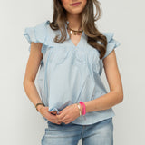 Livia blouse ★ baby blue