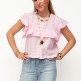 ELOISE BLOUSE ★ BABY PINK