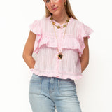 ELOISE BLOUSE ★ BABY PINK