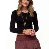 BASIC LONG SLEEVE TOP ★ BLACK