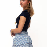 BASIC SHORT SLEEVE TOP ★ NAVY