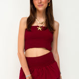 Jupe bordeaux ★