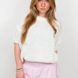 Scandi short sleeve knit ★ cream