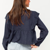 MADDY BLOUSE ★ FRENCH NAVY