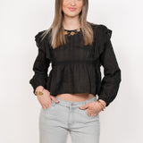 MADDY BLOUSE ★ BLACK