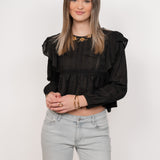 MADDY BLOUSE ★ BLACK