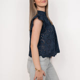 MIRA BLOUSE ★ NAVY