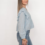 MADDY BLOUSE ★ BABY BLUE