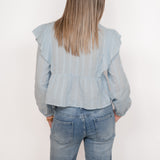 MADDY BLOUSE ★ BABY BLUE