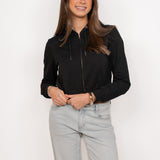 CROPPED HOODIE ★ BLACK