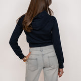 CROPPED HOODIE ★ NAVY