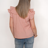 LIVIA BLOUSE ★ CORAL