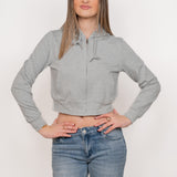 CROPPED HOODIE ★ GREY