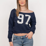 97 SWEATER ★ NAVY/WHITE