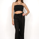 LINEN PANTS ★ BLACK