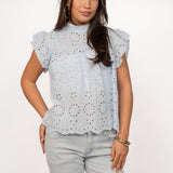 MIRA BLOUSE ★ BABY BLUE