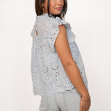MIRA BLOUSE ★ BABY BLUE