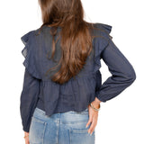 MADDY BLOUSE ★ FRENCH NAVY