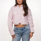 LOLA BLOUSE★ STRIPED PINK